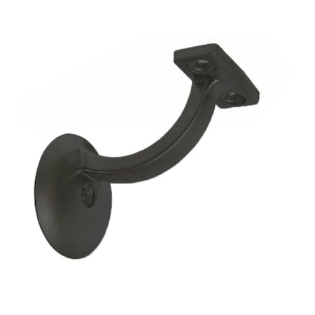 Cal-Royal Jumbo Heavy Duty Hand Rail Bracket, 2-7/8 Height, 2-1/8 Width, 2-7/8 Projection, US1 Black JUHB28-1
